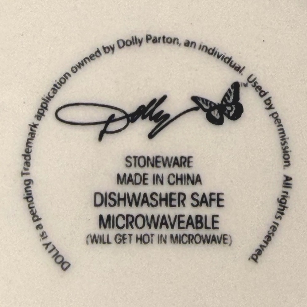 Dolly Parton Stoneware Mug Love Floral Design Dishwasher Microwave Safe - Picture 7 of 7